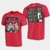 men chicago blackhawks 2021 calendar collcetion red t shirt