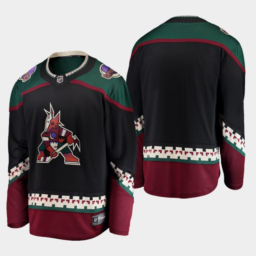 men coyotes alternate breakaway black jersey