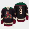 men coyotes bobby hull throwback classic black jersey