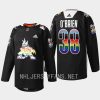 men coyotes liam obrien warm up pride night 2023 black jersey