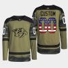 men custom predators camo military appreciation practice jersey