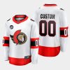 men custom senators white mr. melnyk patch away jersey