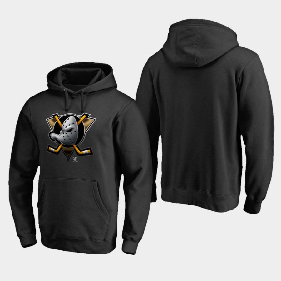 men ducks black midnight mascot primary hoodie