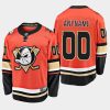 men ducks custom 2019 20 season alternate premier breakaway fanatics jersey orange