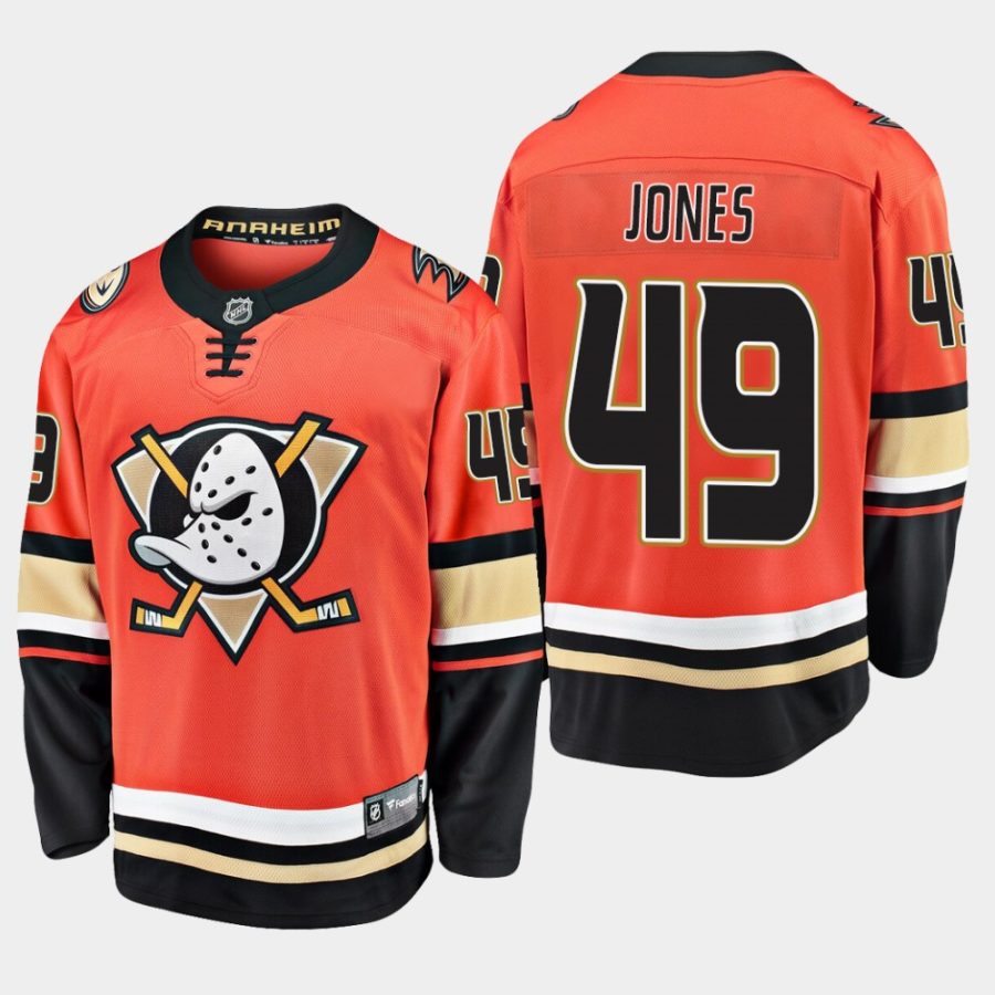 men ducks max jones 2019 20 season alternate premier breakaway fanatics jersey orange