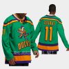 men ducks trevor zegras authentic mighty ducks green jersey