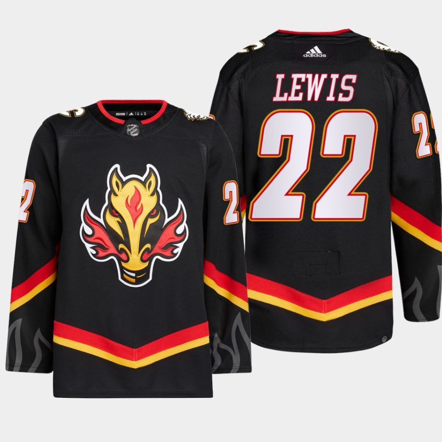 men flames trevor lewis 2022 23 primegreen blasty alternate black jersey