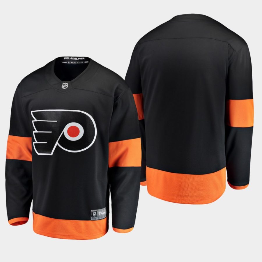 men flyers alternate breakaway black jersey