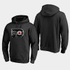 men flyers black midnight mascot primary hoodie