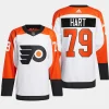 men flyers carter hart 2023 24 away authentic primegreen white jersey