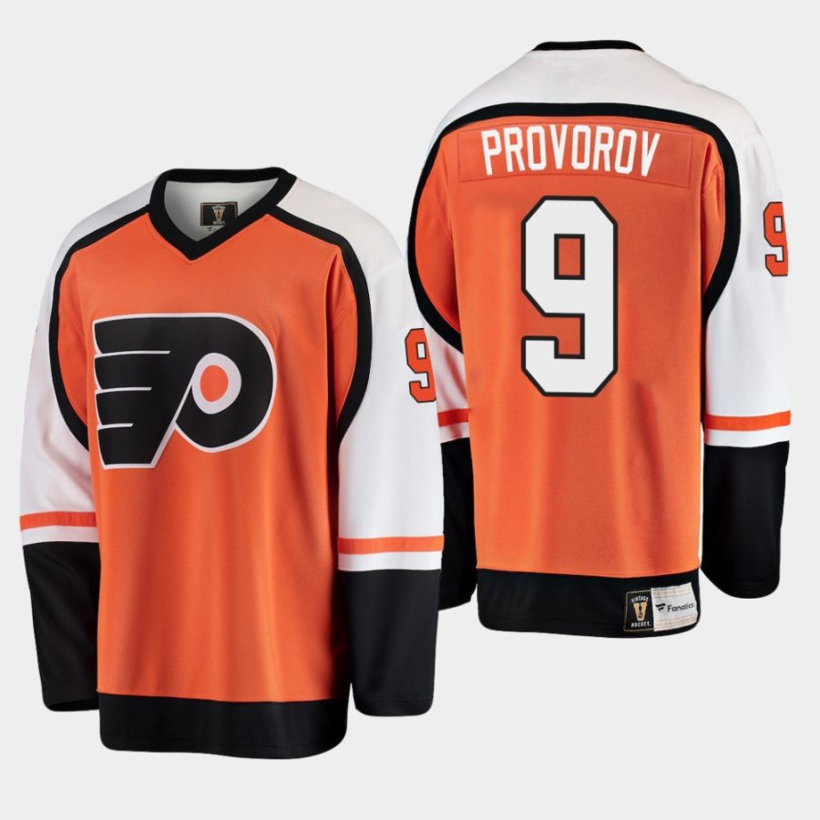 men flyers ivan provorov heritage premier jersey