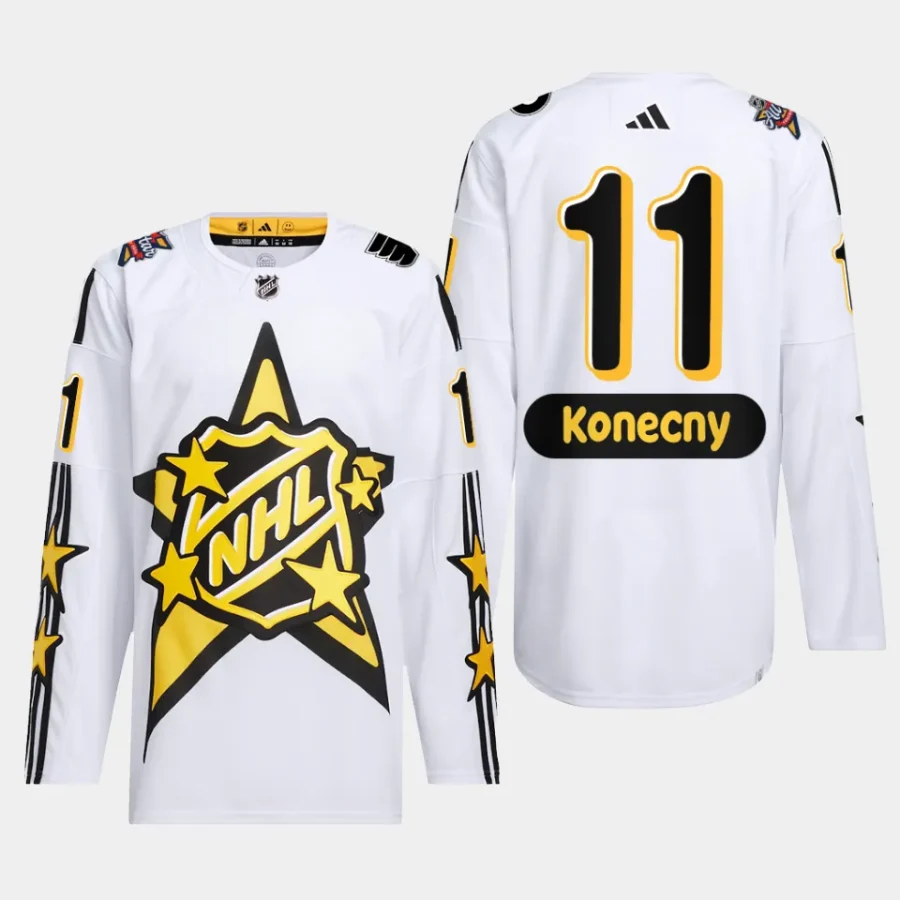 men flyers travis konecny drew house 2024 nhl all star game primegreen authentic white jersey