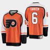 men flyers travis sanheim heritage premier jersey