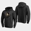 men golden knights black midnight mascot primary hoodie