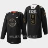 men golden knights jack eichel warmups black history night 2023 black jersey