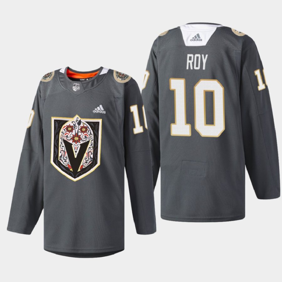 men golden knights nicolas roy latino heritage night black jersey