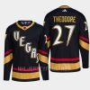 men golden knights shea theodore 2022 primegreen authentic reverse retro 2.0 black jersey