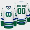 men hartford whalers custom heritage throwback fanatics jersey white