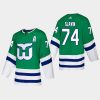 men hartford whalers jaccob slavin 2019 20 season heritage jersey green