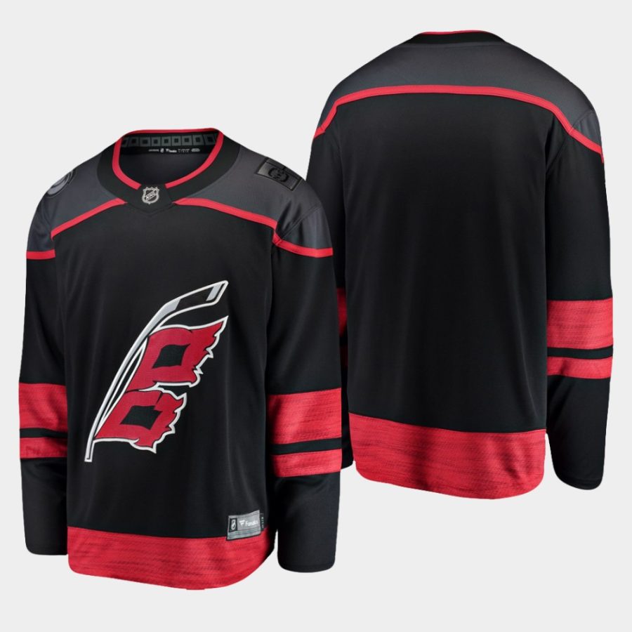 men hurricanes alternate breakaway black jersey