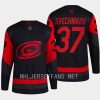 men hurricanes andrei svechnikov primegreen authentic 2023 nhl stadium series black jersey