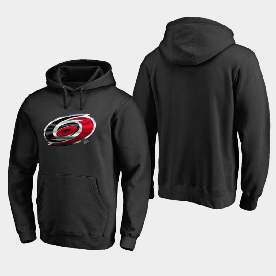 men hurricanes black midnight mascot primary hoodie