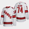 men hurricanes jaccob slavin 2019 20 season away jersey white