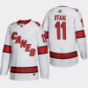 men hurricanes jordan staal 2019 20 season away jersey white