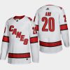 men hurricanes sebastian aho 2019 20 season away jersey white