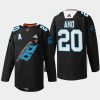 men hurricanes sebastian aho 2022 warm up sweater panthers night black jersey