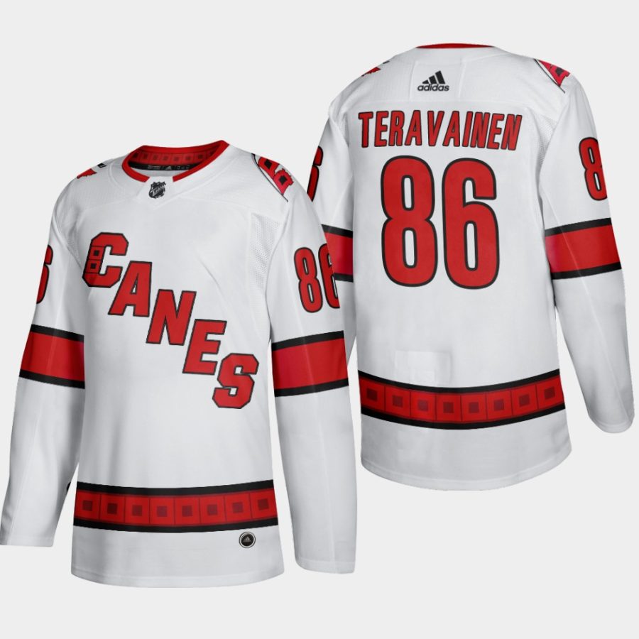 men hurricanes teuvo teravainen 2019 20 season away jersey white