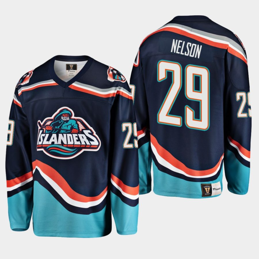 men islanders brock nelson heritage premier player jersey