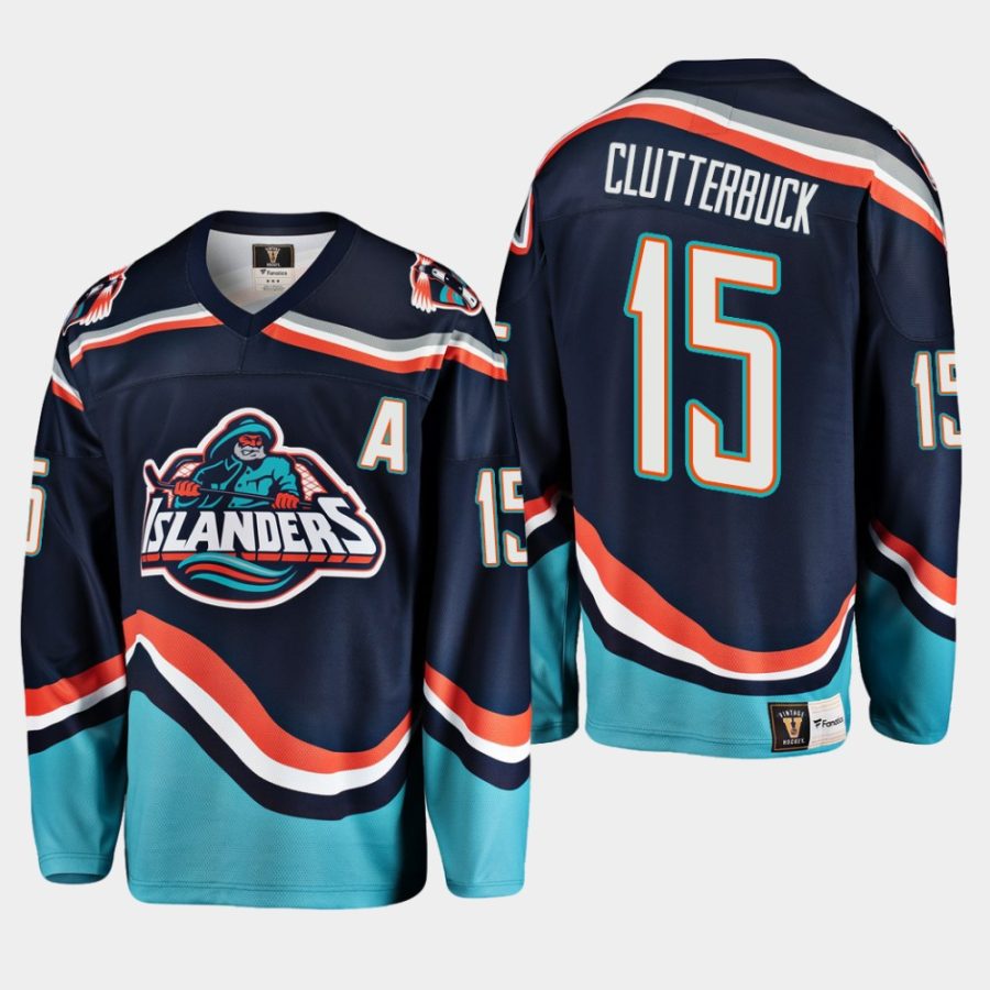 men islanders cal clutterbuck heritage premier player jersey