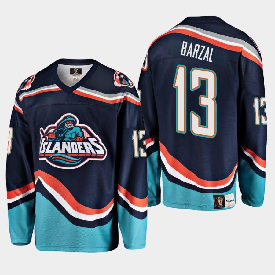 men islanders mathew barzal heritage premier player jersey