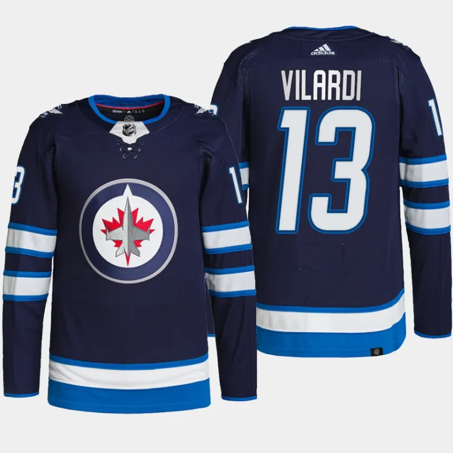 men jets gabriel vilardi authentic pro home primegreen navy jersey