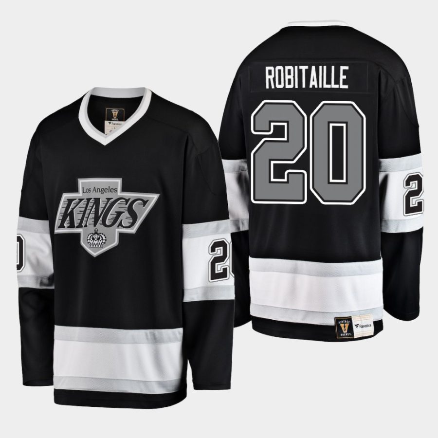 men kings luc robitaille heritage premier breakaway player jersey