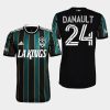 men kings phillip danault 2022 la galaxy night black jersey