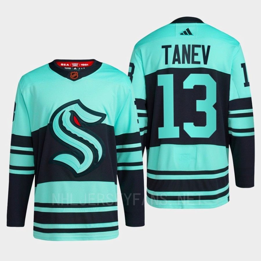 men kraken brandon tanev 2022 authentic primegreen reverse retro 2.0 ice blue jersey