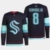 men kraken brian dumoulin authentic pro home primegreen blue jersey