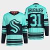 men kraken philipp grubauer 2022 authentic primegreen reverse retro 2.0 ice blue jersey