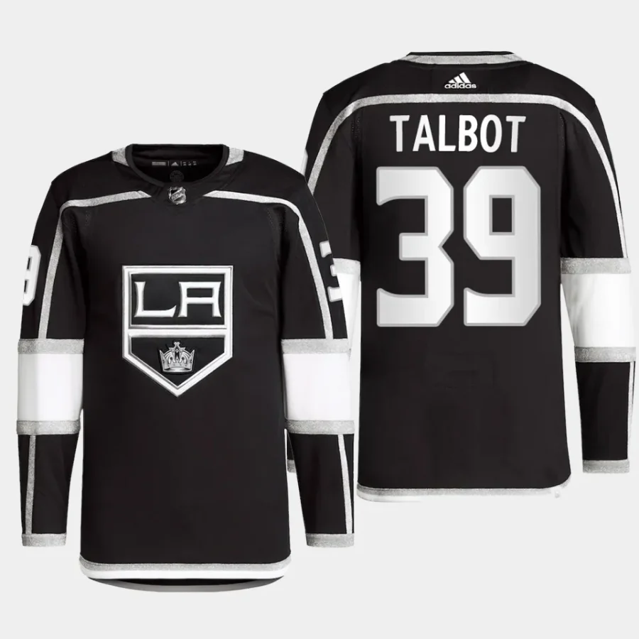 men la kings cam talbot primegreen home authentic pro black jersey