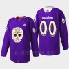 men la kings custom sugar skull warmup dia de los metros night 2022 purple jersey