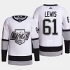 men la kings trevor lewis primegreen alternate authentic pro white jersey