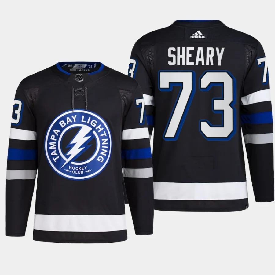 men lightning conor sheary 2023 24 primegreen authentic alternate black jersey