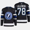 men lightning emil lilleberg 2023 24 primegreen authentic alternate black jersey