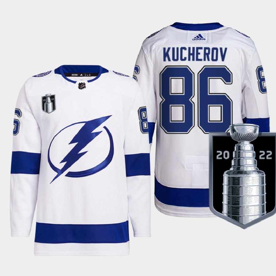 men lightning nikita kucherov authentic 2022 eastern conference champs white jersey