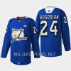 men lightning zach bogosian practice primary logo blue jersey