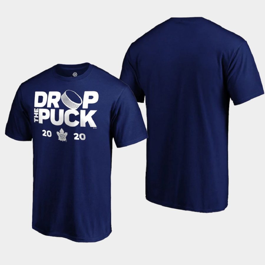 men maple leafs 2020 drop the puck resume season blue