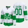 men maple leafs custom 2024 st. patricks alternate premier jersey white