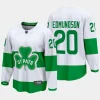 men maple leafs joel edmundson 2024 st. patricks alternate premier jersey white